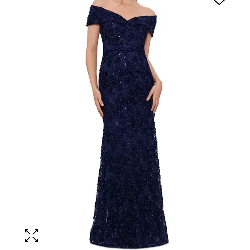 Brace: Escape, blue mother of bride dress, brand new from Macys